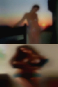 Horny women lathering nude up.